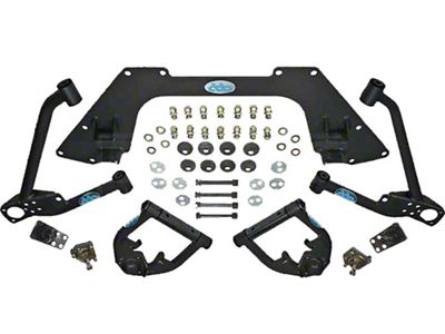 1962-1967 Chevy Nova Mini Sub Frame Kit, Upper And Lower, Black