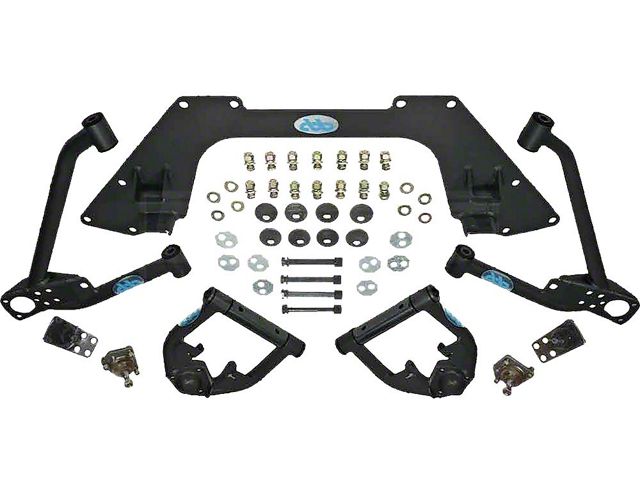 Mini Subframe Kit Ecklers Mini Sub Frame Kit, Upper And Lower, Black (62-67 Chevy II)