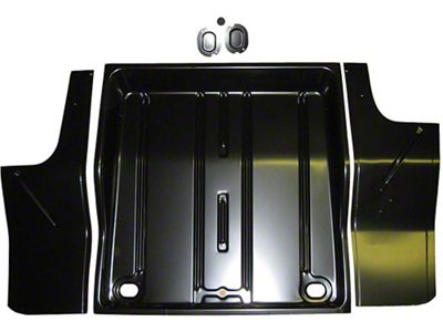 Trunk Floor, Complete, 3 pieces (62-67 Chevy II)