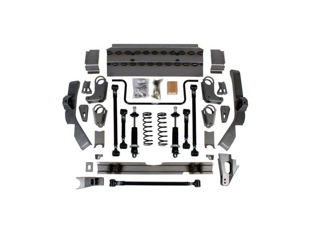 Detroit Speed QUADRALink Rear Suspension Kit with Double Adjustable Shocks (62-67 Chevy II)