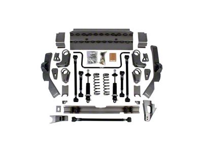Detroit Speed QUADRALink Rear Suspension Kit with Double Adjustable Shocks (62-67 Chevy II)