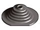 1962-1968 Floor Shift Boot - Round With Flat Side For Vehicles With Console - Before 4-1-65 - 4 Speed - V8 - Ford