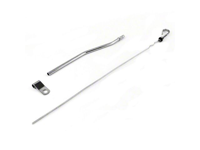 Oil Dipstick W/Tube - Chrome