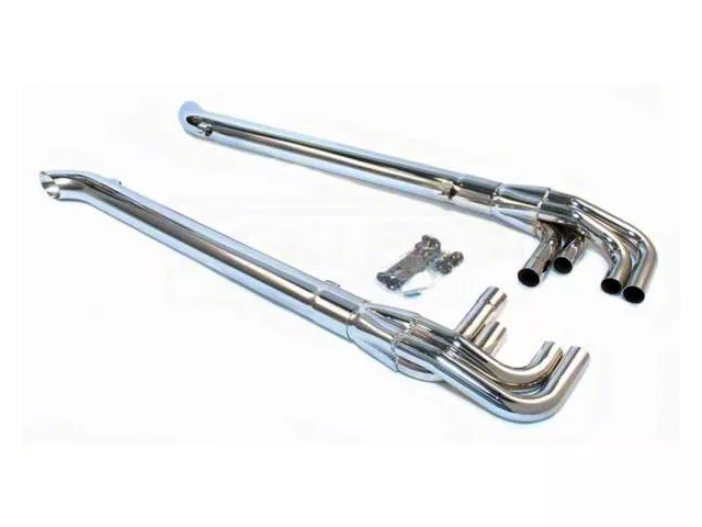 Nova Patriot Exhaust Chrome Lake Pipes '4', 1962-79