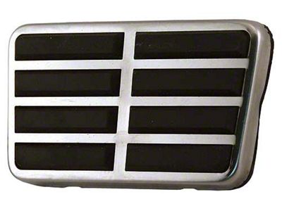 1962-64 Full Size Ford Including Galaxie Power Brake Pedal - Stainless Steel Trim - Used With Power Drum Brakes, Auto Transmission and Fixed Steering Column