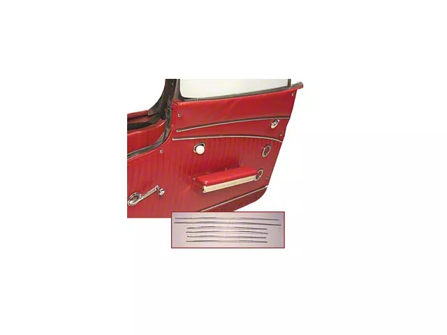 1962 Corvette Door Panel Moldings (Convertible)