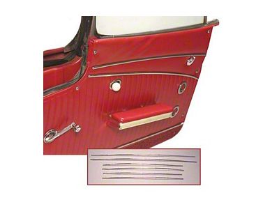 1962 Corvette Door Panel Moldings (Convertible)