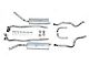 1962 Corvette Exhaust System Aluminized 2-1/2 With Crossover Pipe (Convertible)