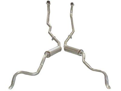 1962 Corvette Exhaust System High Or Special High Performance Aluminized Without Crossover (Convertible)
