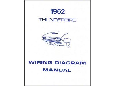 1962 Thunderbird Wiring Diagram Manual, 4 Pages