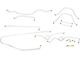 1963-1964 Chevy-GMC Truck 2WD 1/2-Ton Standard Cab Shortbed Power Disc Conversion Brake Line Set 11pc, OE Steel