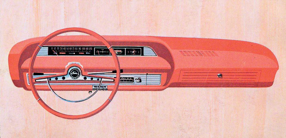 インパラ　63 ダッシュパッド 1963-1964 Chevrolet Impala Dash Pad