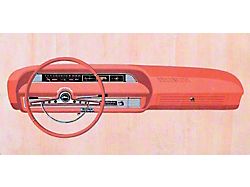 Padded Dash, Red (63-64 Biscayne; 63-64 Impala)