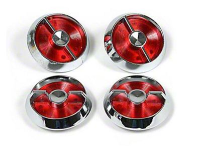 Door Lock Knob Set With Reflectors (63-64 Corvette C2)