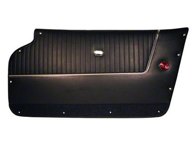 1963-1964 Corvette Door Panels, Deluxe, With Trim, Coupe (Sting Ray Sports Coupe)