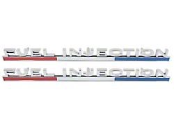 1963-1964 Corvette Side Fender Emblems Fuel Injection