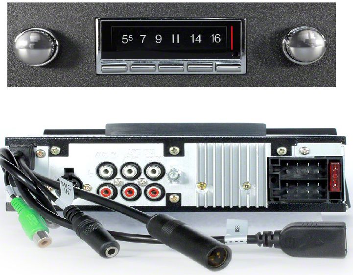 Custom Autosound Ecklers USA740 Series Radio with Bluetooth CAMGAL
