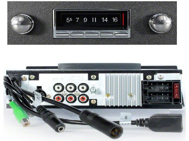 Custom Autosound USA-740 Series Radio with Bluetooth (63-64 Galaxie, Galaxie 500)