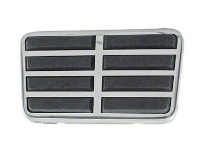 1963-1964 Ford Thunderbird Power Brake Pedal Pad with Stainless Steel Trim
