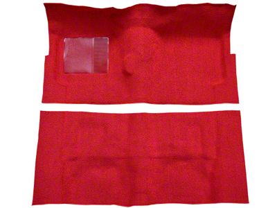 1963-1964 Galaxie 2DR Fastback Complete Carpet, Molded 4spd Trans Loop Material