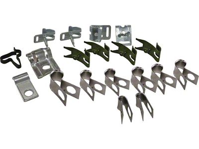 1963-1965 Corvette Brake And Fuel Line Clip Kit