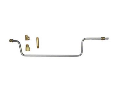 1963-1965 Corvette Fuel Pump Lines To Carburetor 250 HP One Lines One Fitting Stainless Steel