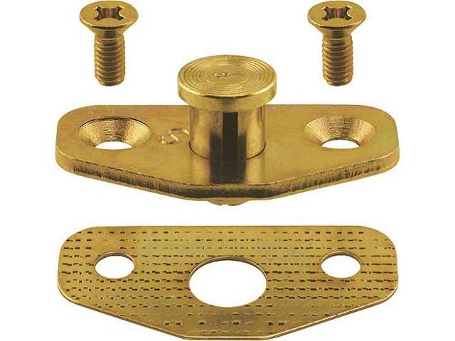 62-67 Door Latch Striker Plate & Shim