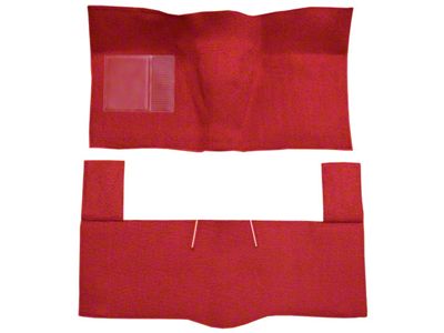 1963-1965 Fairlane 2DR Hardtop Complete Carpet, Molded Auto Trans Bench Seat Loop Material
