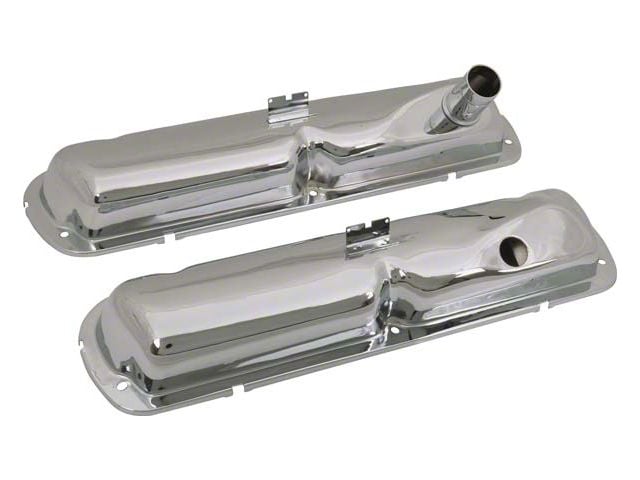 1963-1965 Falcon And Ranchero Chrome Valve Covers - Original 289 HiPo Style