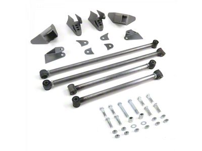 1963-1966 Chevy C10-GMC C15 Truck Rear Four-Link Suspension Kit, 2WD