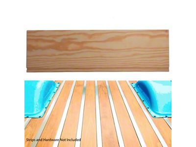 1963-1966 Chevy-GMC Truck Bed Floor Wood-Pine, Fleetside Longbed-Drilled