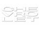 1963-1966 Chevy Truck Grille Decal, White
