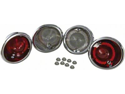 1963-1966 Corvette Taillight Set With Back-Up Lights
