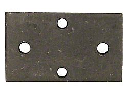1963-1966 Corvette Under Body Seat Mounting Plate Rear Underbody