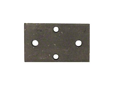 1963-1966 Corvette Under Body Seat Mounting Plate Rear Underbody
