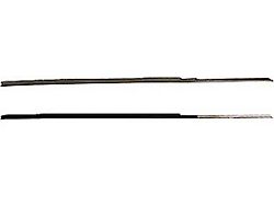 Upper Door Panel Felts, Convertible, 1963-1966 (Sting Ray Convertible)