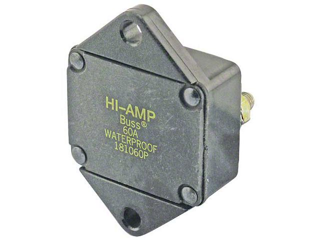 1963-1966 Ford Thunderbird Convertible Top Circuit Breaker, 60 amp