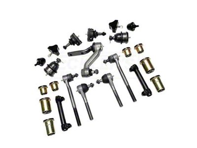 1963-1967 Chevy Nova Suspension Rebuild Kit, Front End, Complete, For Manual Steering, Polyplus
