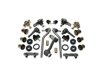 1963-1967 Chevy Nova Suspension Rebuild Kit, Front End, Complete, For PowerSteering, Polyplus