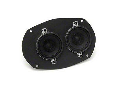 Custom Autosound Dual Custom Stereo Speaker 60 Watt For Cars With Air Conditioning (63-67 Corvette C2)