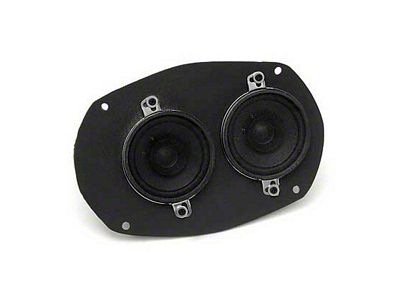 Custom Autosound 1963-1967 Corvette Dual Custom Stereo Speaker 60 Watt For Cars WithAir Conditioning