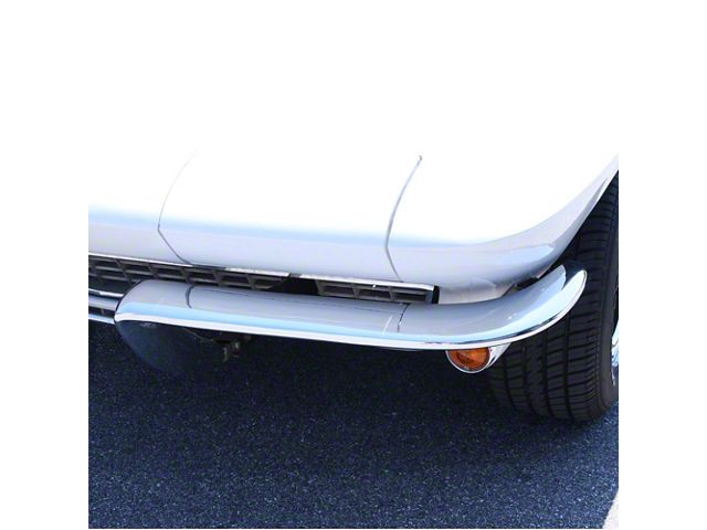 1963-1967 Corvette Bumper, Front, Left, Show Quality