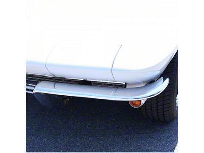 Front Bumper; Driver Side (63-67 Corvette C2)
