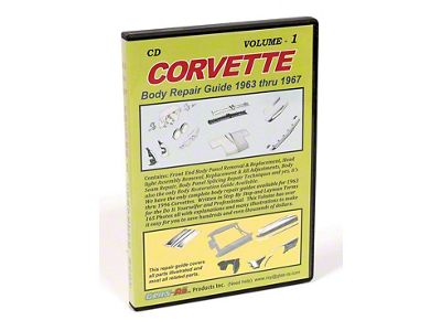 1963-1967 Corvette CD Body Repair Guide Volume 1