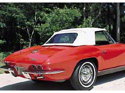 1963-1967 Corvette Convertible Top White (Sting Ray Convertible)