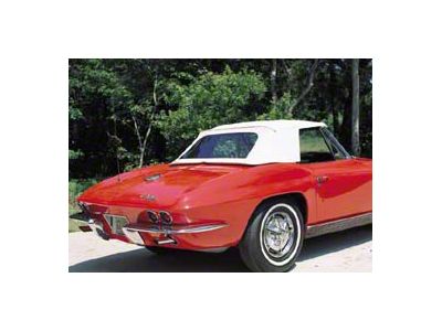 1963-1967 Corvette Convertible Top White (Sting Ray Convertible)