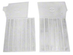 Floor Mats, Rubber, Clear, 1963-1967 