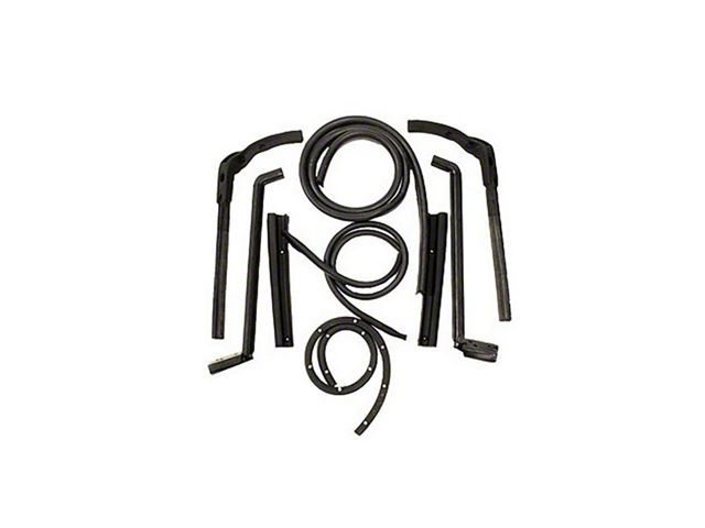 Hardtop Weatherstrip Kit, 9-Piece, 1963-1967 (Sting Ray Sports Coupe)