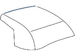 Header Weatherstrip, Convertible/Hardtop, 1963-1967 