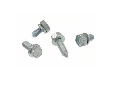 1963-1967 Corvette Hood Support Bolt Set 4 Pieces